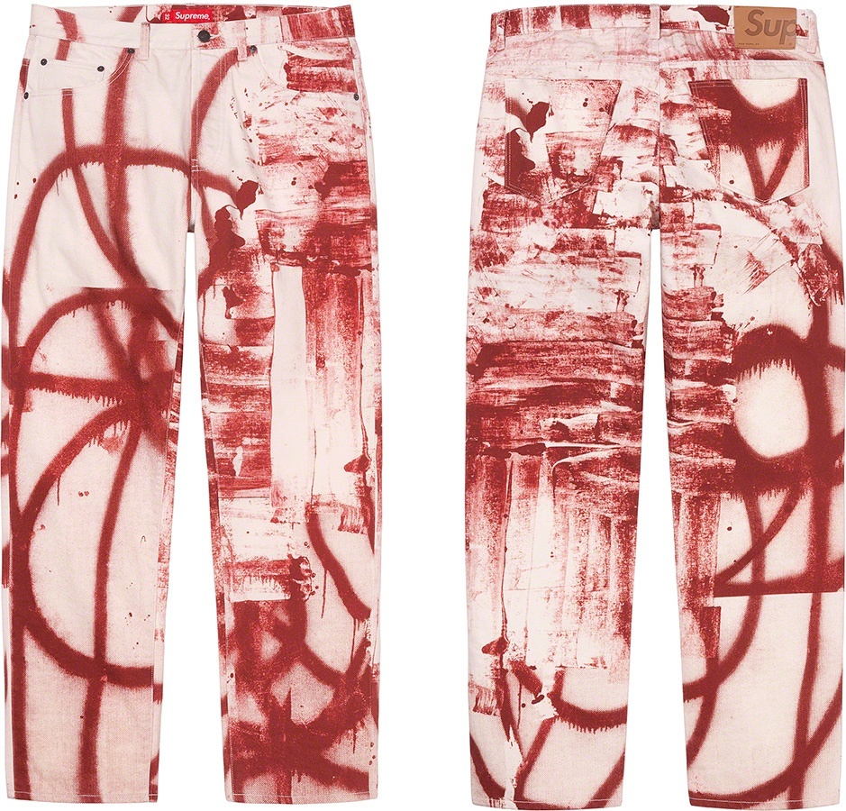 Christopher Wool/SupremeRegular Jean view 4